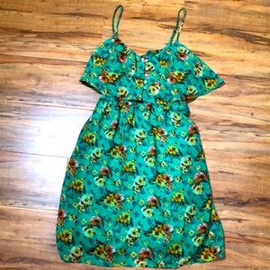 Xhilaration Green Spring Dress